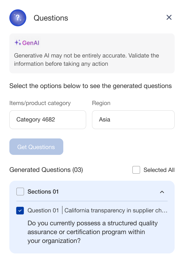 questions