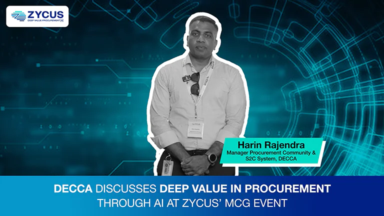 DECCA at Zycus’ MCG event: Unlocking Deep Value with Agentic AI
