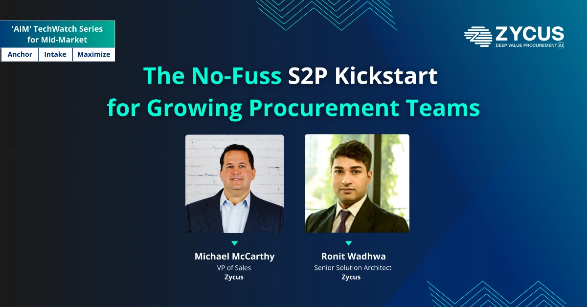 The No-Fuss S2P Kickstart for Growing Procurement Teams