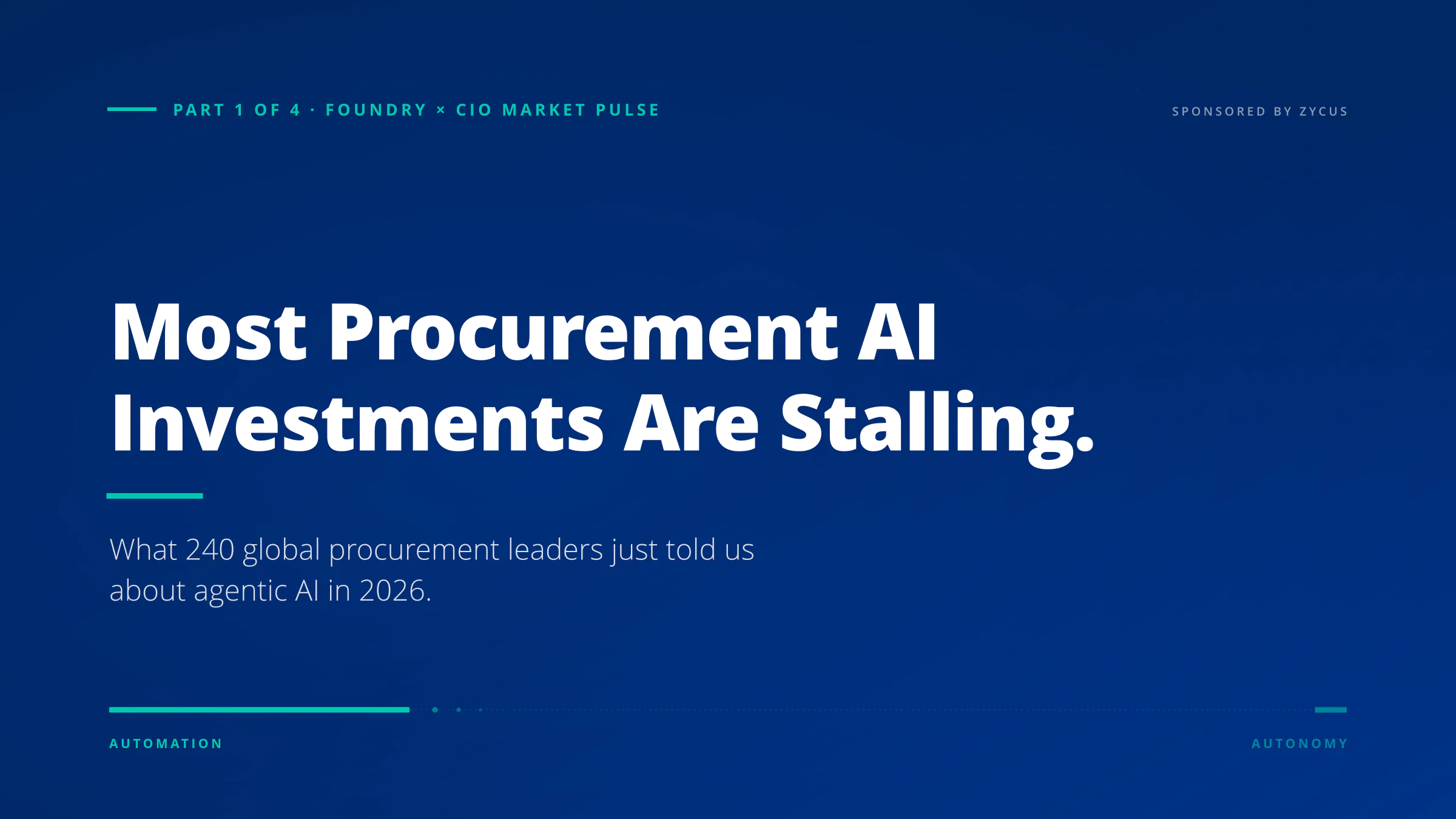 Why Procurement AI is Stalling