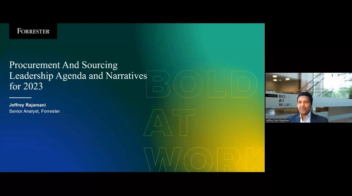 Jeffery Rajamani’s Keynote on Sustainable Sourcing