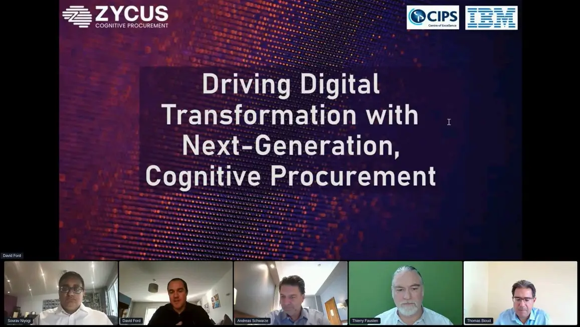 Driving Digital Transformation with Next-Generation Cognitive Procurement
