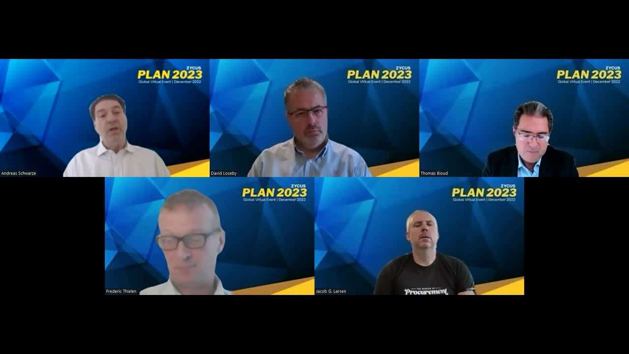 Procurement Leadership Agenda and Narratives (PLAN) for 2023 & beyond Europe