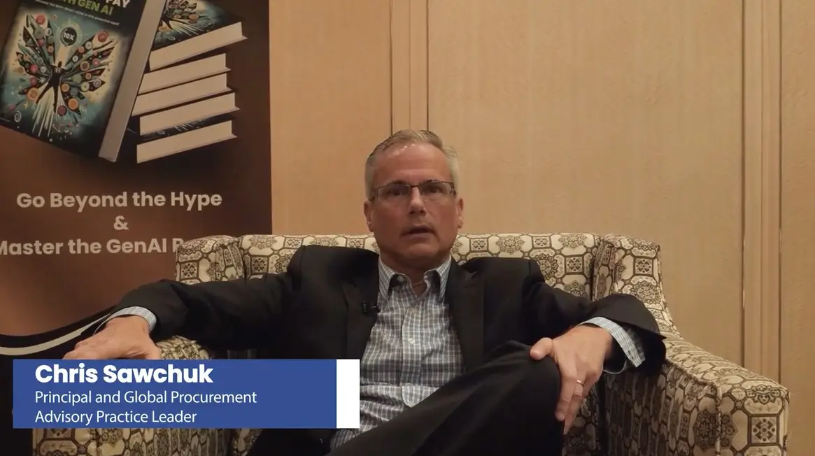 Hackett group insights on Generative AI role in procurement and supply chain