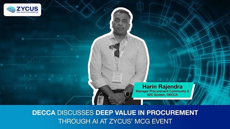 DECCA at Zycus’ MCG event: Unlocking Deep Value with Agentic AI