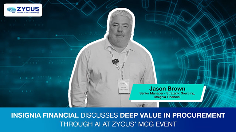 Insignia Financial procurement transformation with Zycus reveals how Agentic AI is reshaping procurement strategy at the MCG event.