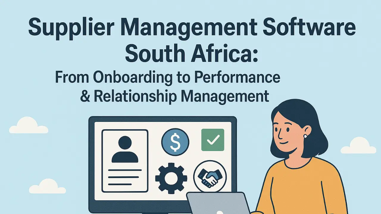 supplier management software South Africa