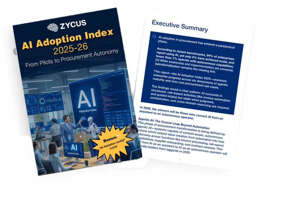 Procurement AI Adoption Index 2025 - 26: From Pilots to Procurement Autonomy